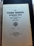 Octobert 1909 Canadian Antiquarian and Numismatic Journal