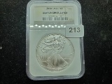 Let's wrap up with an NGC 2008 American Silver Eagle!