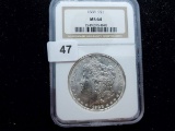 NGC 1888 Morgan Dollar in MS-64