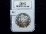 NGC 1882-S Morgan Dollar in MS-64