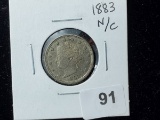 1883 NO Cents Liberty 