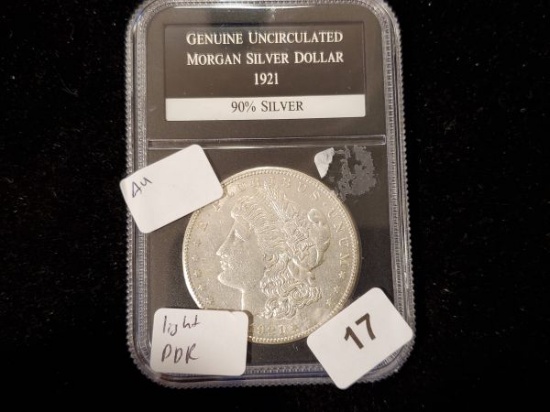 VAM! 1921-S Morgan Dollar in About Uncirculated