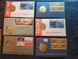 Group of six First Day Covers with Medals