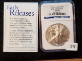 NGC 2007-W Silver American Eagle MS-69 Early Release