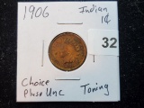 Gorgeous 1906 Indian Cent in Choice Plus BU Condition