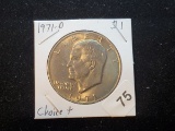 1971-D Eisenhower Dollar in Choice plus condition