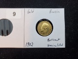 GOLD! 1902 Russia 5 roubles Brilliant Uncirculated