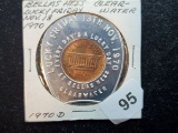1970-D Encased Cent
