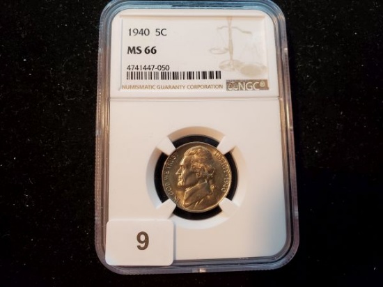 NGC 1950 Jefferson Nickel in MS-66