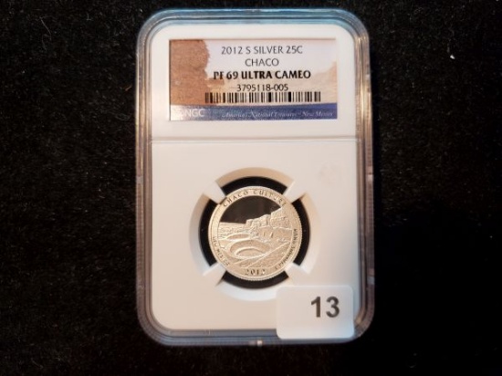 NGC 2012-S SILVER America the Beatiful Quarter PF 69 Ultra Came