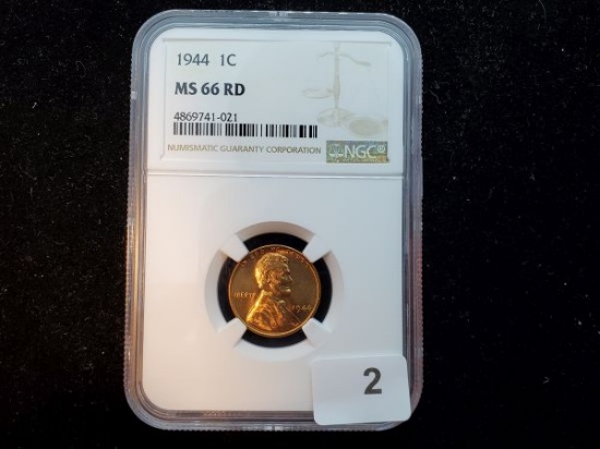 NGC 1944 Wheat Cent in MS-66 RED