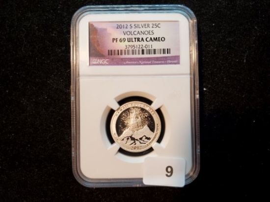 NGC 2012-S SILVER America the Beatiful Quarter PF 69 Ultra Came