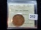 1918 Canadian large cent graded MS 62