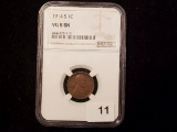 NGC Semi-key 1914-S Wheat Cent in Very Good 8 Brown