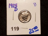 1925-D Mercury Dime