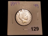 **Fantastic 1897 Barber Quarter