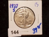 1927-S Walking Liberty Half Dollar