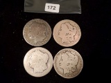 Four Silver Dollars