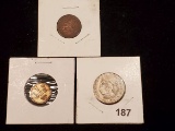 Three world coins