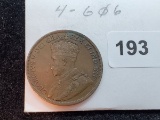 Pretty 1916 Canada Cent