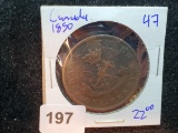 1850 Canadian bank Token