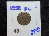 1858 Small Letters Flying Eagle Cent