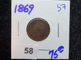 1869 Better Date Indian Cent