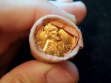 Looks like a Bank Wrapped BU roll of 1955-D Wheat cents