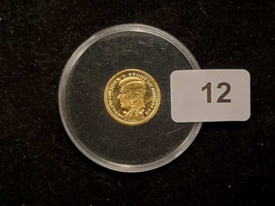 GOLD! 1993 Kennedy gold proof $20 Liberia gold