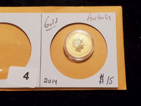 GOLD! Australia 2014 $15 Dollar