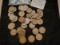 Bag of 43 Indian cents