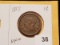 1853 Braided Hair Large Cent in Very Fine ++