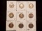 9 PROOF QUARTERS FROM 1969-S TO 2004-S