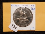 1968 Ascension Island one Crown