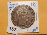 France 1847 5 francs