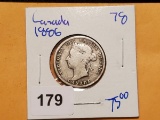 Canada 1886 25 cents