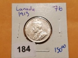 Nicer Canada 1913 25 cents