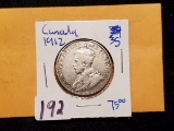 1912 Canada 50 cents