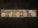 Monnaie de Paris French coin set dated 1964