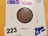 1863 Civil War token 