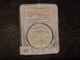Purty PCGS 2017 American Silver Eagle in MS-69