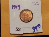 Better Grade 1919 Lincoln Wheat Cent
