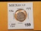 Silver 1919 Mexico 20 centavos