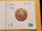 SEMI-KEY 1869 Indian cent