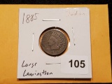1885 Indian Cent Error