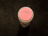 BU Red roll of 1956 Wheat Cents