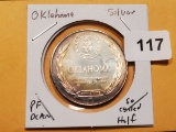 Silver Oklahoma So-Called Half Dollar Proof