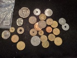 Small group of mixed tokens and sundry stuffs