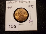 Brilliant Uncirculated 1937 Great Britain Three pence