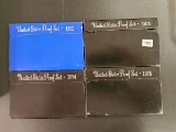Four Proof Sets, 1971, 1972, 1973, and 1974